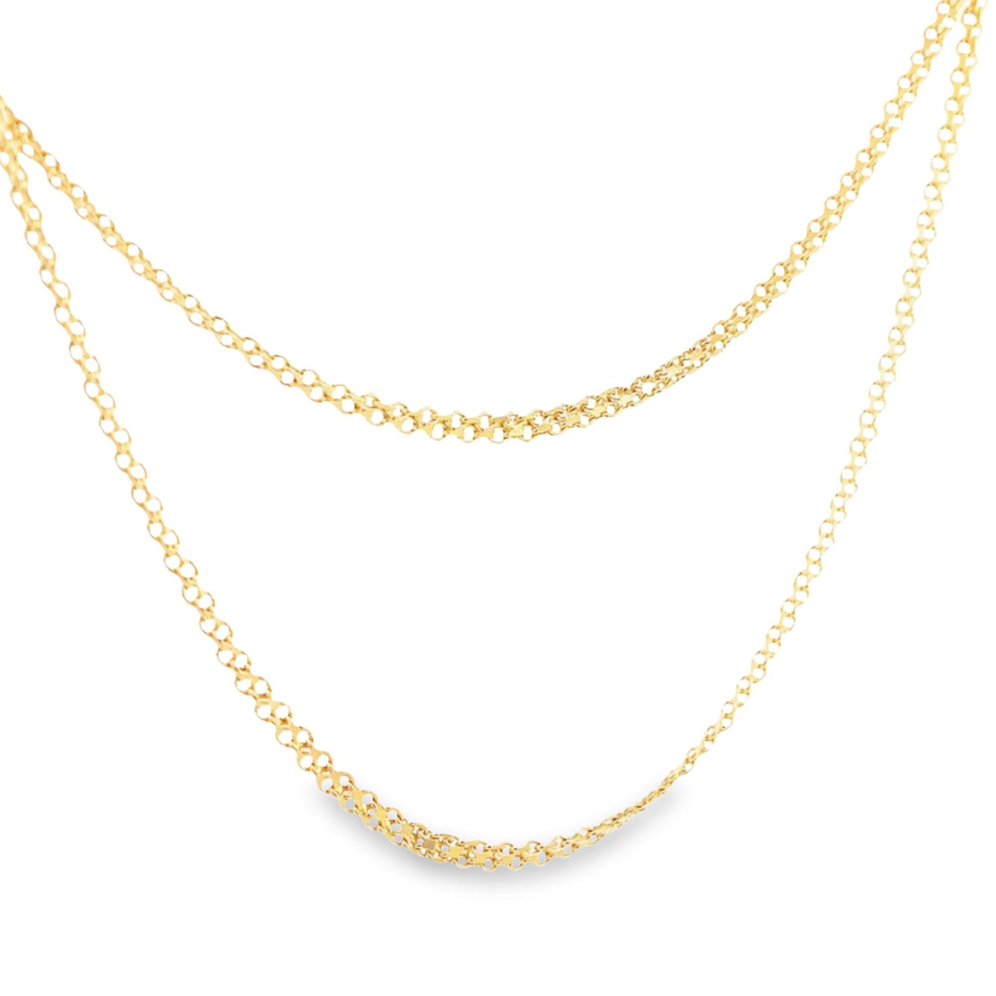 Gold Filled Rolo Belly Chain