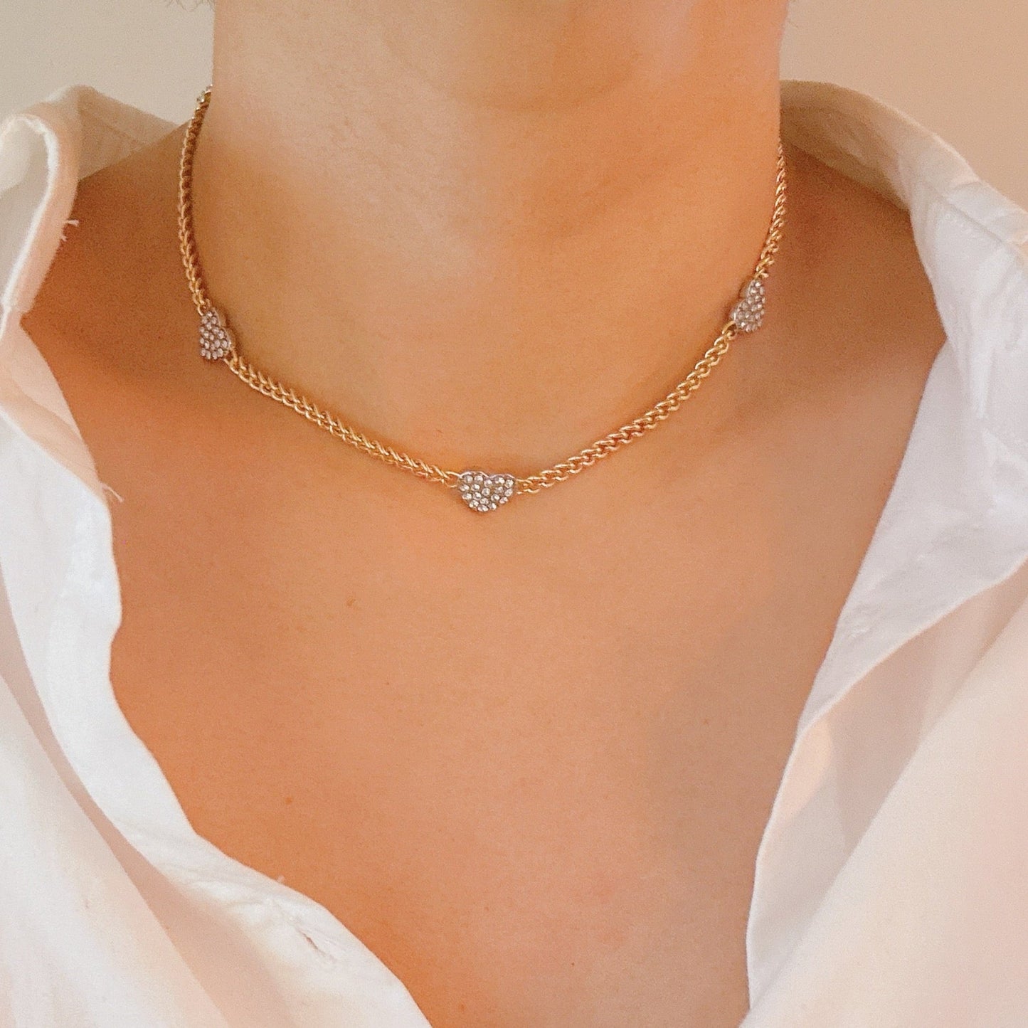 Heartful Rhythm Chain Necklace