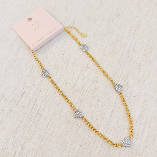 Heartful Rhythm Chain Necklace